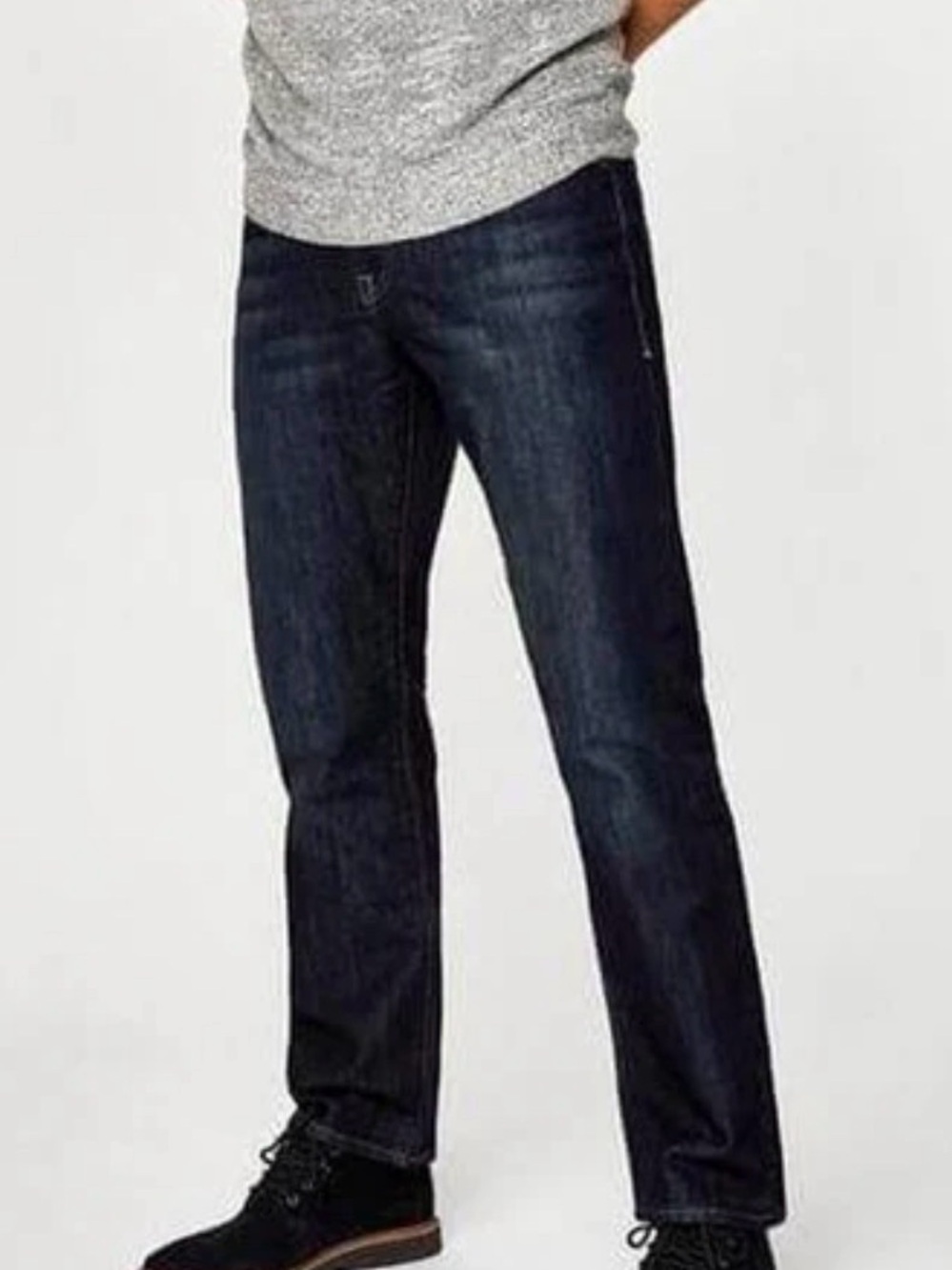 Mavi Matt Deep Montana 30/32 Men's Dark Wash Straight Leg Jeans